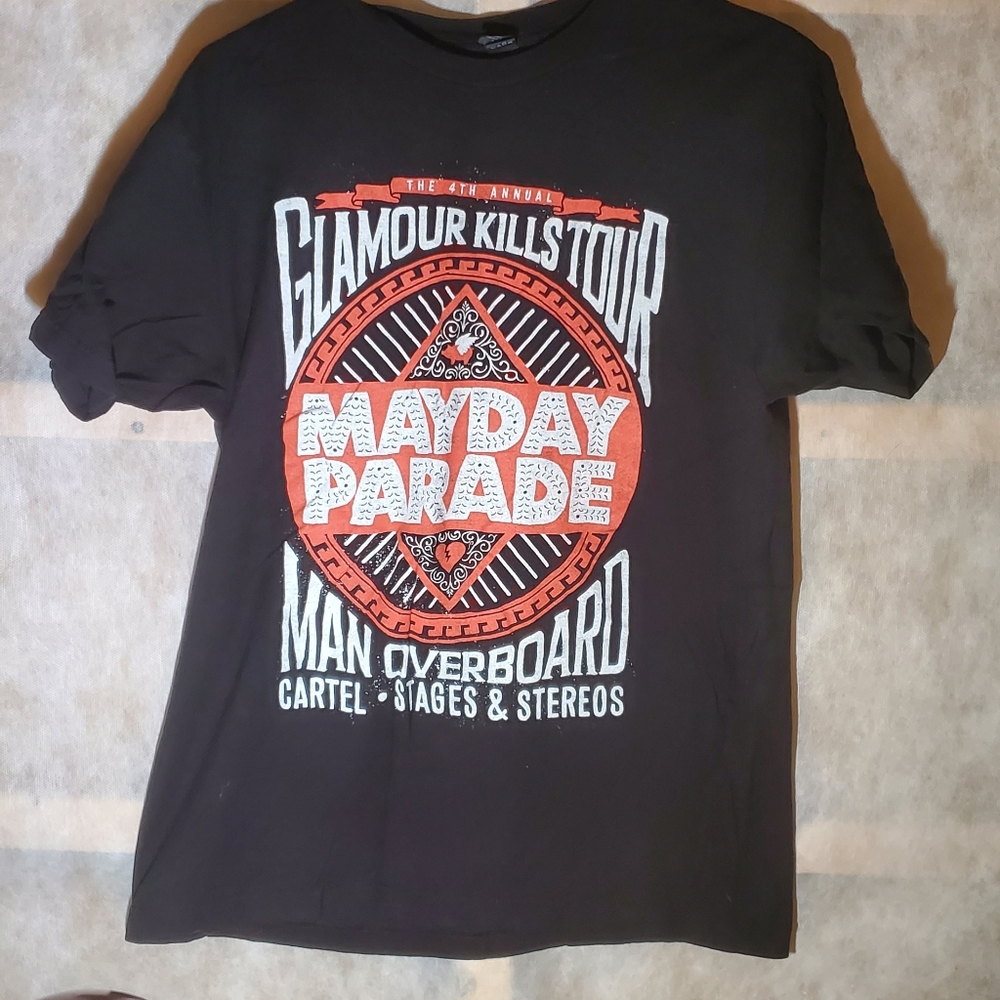 Mayday parade band tour tee